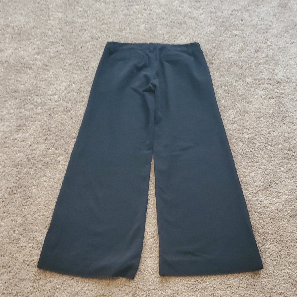 Juniors Black Wide Leg Dress Pants - Picture 4 of 7